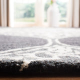 Safavieh Micro-Loop 5'-0" x 8'-0" Rug in Charcoal