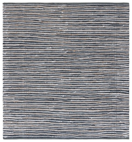Safavieh Vintage Leather 6'-0" x 6'-0" Rug in Dark Grey / Ivory
