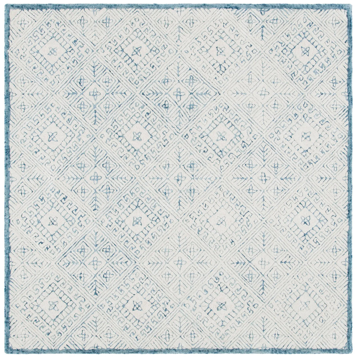 Safavieh Glamour 6'-0" x 6'-0" Rug in Blue / Ivory