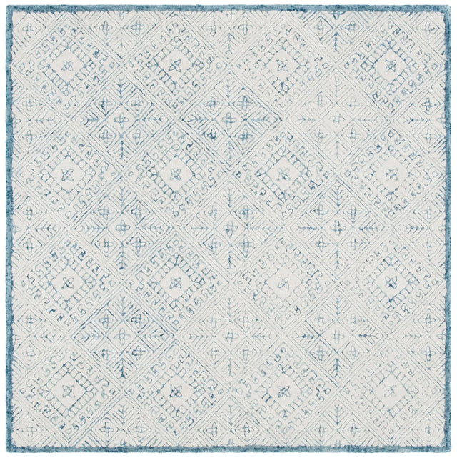 Safavieh Glamour 6'-0" x 6'-0" Rug in Blue / Ivory