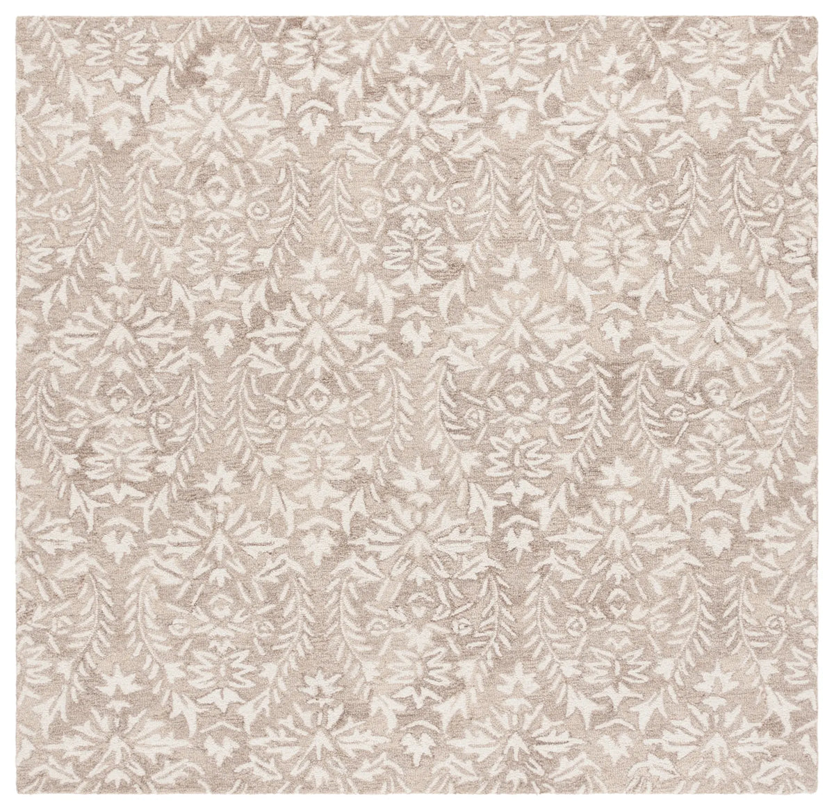 Safavieh Ebony 6'-0" x 6'-0" Rug in Beige / Ivory