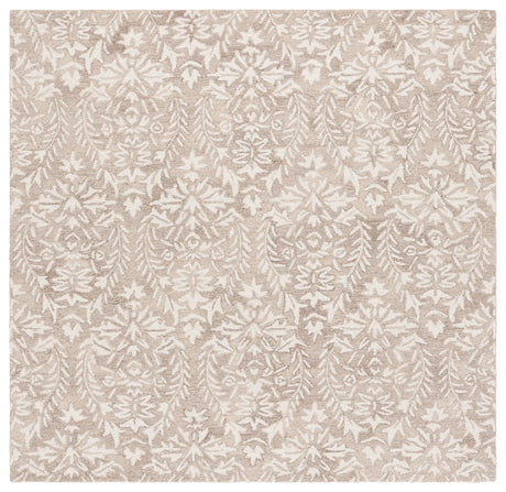 Safavieh Ebony 6'-0" x 6'-0" Rug in Beige / Ivory