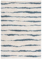 Safavieh Venus Shag 600 4'-0" x 6'-0" Rug in Ivory / Turquoise
