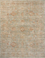 Loloi Heritage Her-06 Aqua/Terracotta Rug - main flat