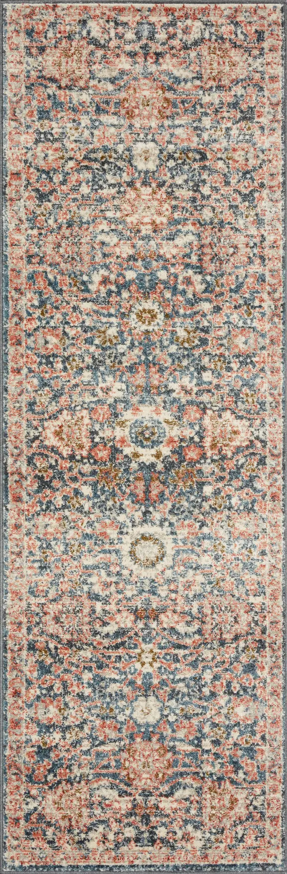 Loloi Saban Sab-03 Navy/Rust Rugs - runner flat