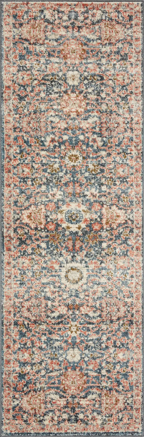 Loloi Saban Sab-03 Navy/Rust Rugs - runner flat