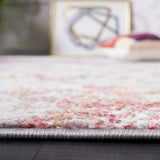 Safavieh Meadow 500 4'-0" x 6'-0" Rug in Grey / Pink