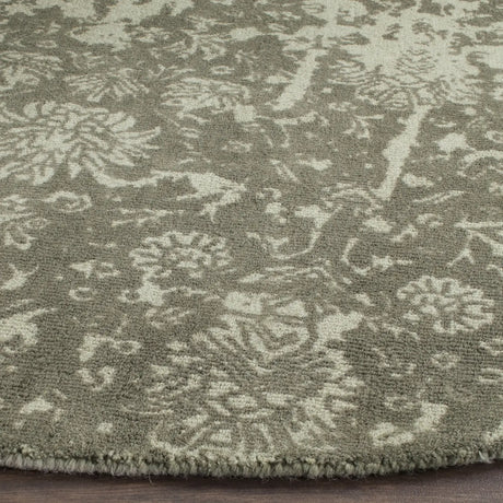 Safavieh Restoration Vintage 6'-0" x 6'-0" Rug in Light Sage / Grey