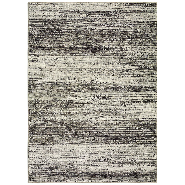 Oriental Weavers Sphinx Atlas 8037G Ash/Charcoal Rugs - main flat