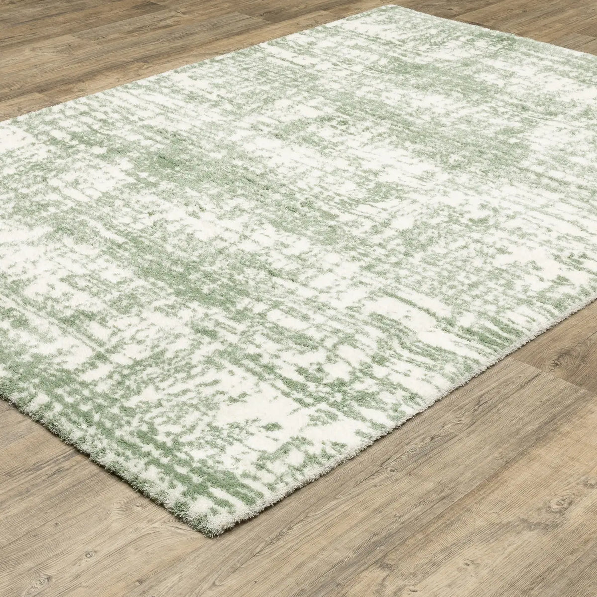 Oriental Weavers Sphinx GALILEO GAL09 Green Abstract Rugs - angle detail