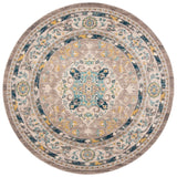 Safavieh Phoenix 100 6'-7" x 6'-7" Rug in Ivory / Grey