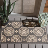 Safavieh Courtyard 2'-0" x 3'-7" Rug in Grey