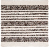 Safavieh Natura 6'-0" x 6'-0" Rug in Black / Ivory