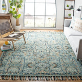 Safavieh Blossom 10'-0" x 14'-0" Rug in Blue / Ivory