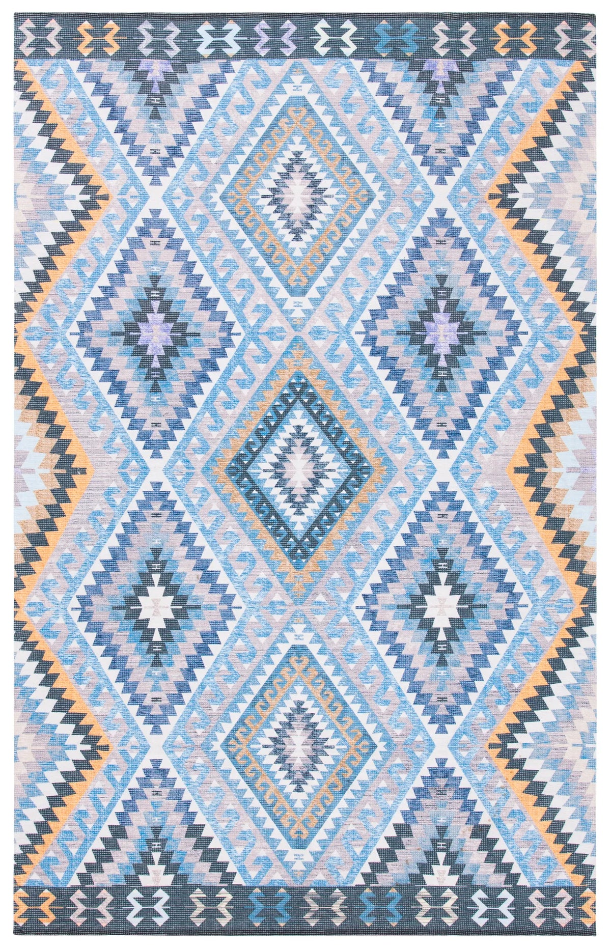 Safavieh Marbella 4'-0" x 6'-0" Rug in Blue / Gold