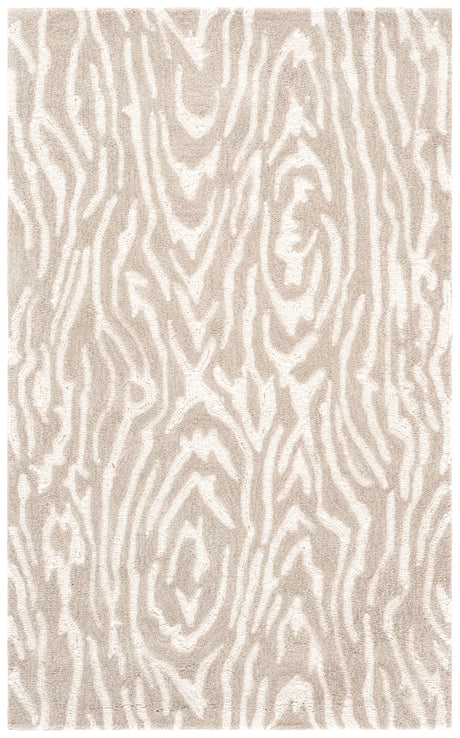 Safavieh Ebony 3'-0" x 5'-0" Rug in Grey / Ivory