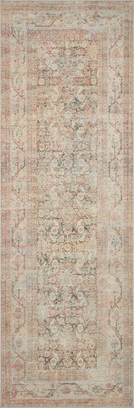 Loloi Adrian Adr-01 Natural/Apricot Rug - runner flat