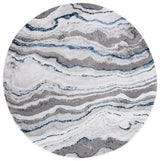 Safavieh Craft 6'-7" x 6'-7" Rug in Grey / Blue