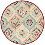 Safavieh Heritage 6'-0" x 6'-0" Rug in Green / Rust