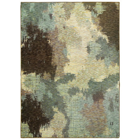 Oriental Weavers Sphinx Evolution 8011B Blue/Brown Rugs - main flat