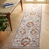 Safavieh Heirloom 700 2'-0" x 8'-0" Rug in Ivory Grey / Rust
