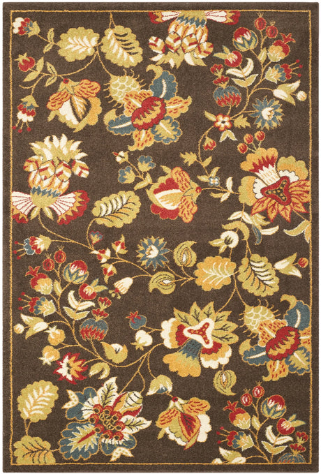Safavieh Newbury 5'-1" x 7'-6" Rug in Brown / Green
