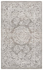 Safavieh Ebony 3'-0" x 5'-0" Rug in Ivory / Dark Grey