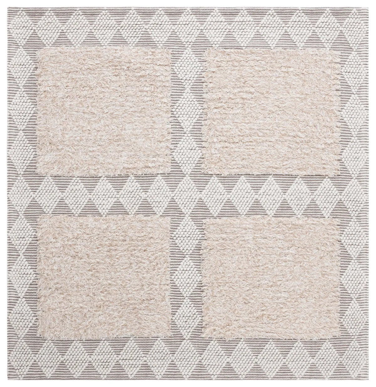 Safavieh Natura 6'-0" x 6'-0" Rug in Beige / Ivory