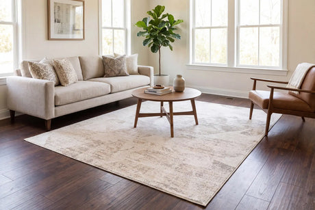 Dynamic Rugs Penta 6324 Power Loomed Modern Grey Rug - Room