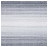 Safavieh Kilim 6'-0" x 6'-0" Rug in Dark Grey / Ivory