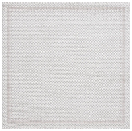 Safavieh Continental 6'-7" x 6'-7" Rug in Light Grey / Dark Grey