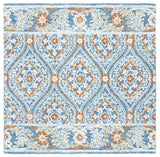 Safavieh Blossom 6'-0" x 6'-0" Rug in Navy / Yellow