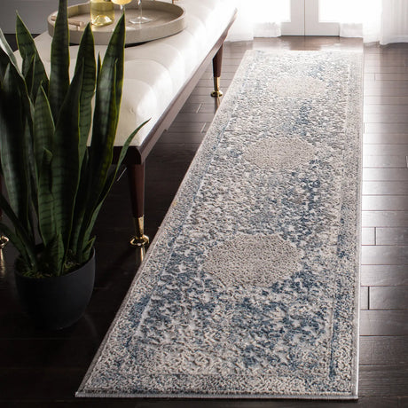 Safavieh Invista 2'-0" x 8'-0" Rug in Grey / Blue
