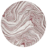 Safavieh Meadow 500 6'-7" x 6'-7" Rug in Pink / Beige