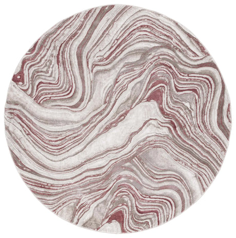 Safavieh Meadow 500 6'-7" x 6'-7" Rug in Pink / Beige