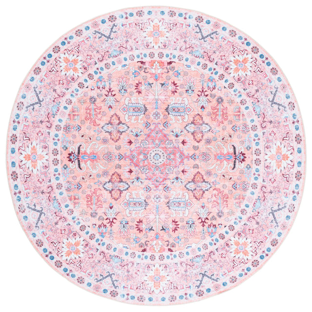 Safavieh Arizona 6'-0" x 6'-0" Rug in Beige / Pink