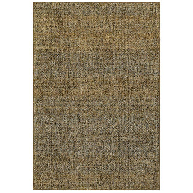Oriental Weavers Sphinx Atlas 8048P Green/Gold Rugs - main flat