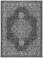 Safavieh Courtyard 4'-5" x 6'-5" Rug in Black / Grey