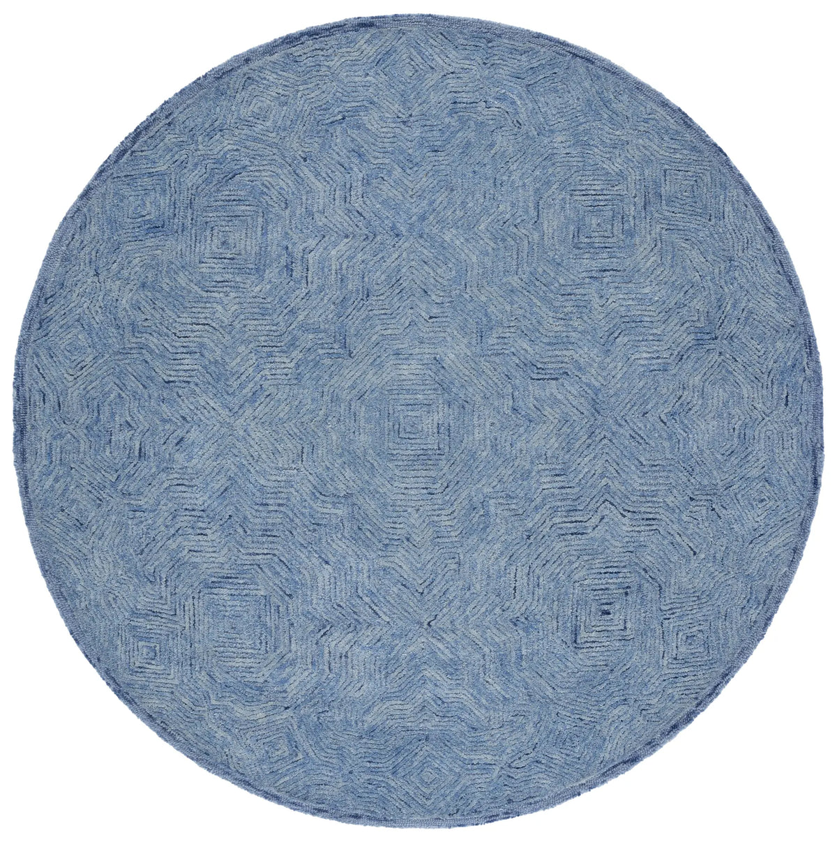 Safavieh Ikat 6'-0" x 6'-0" Rug in Blue