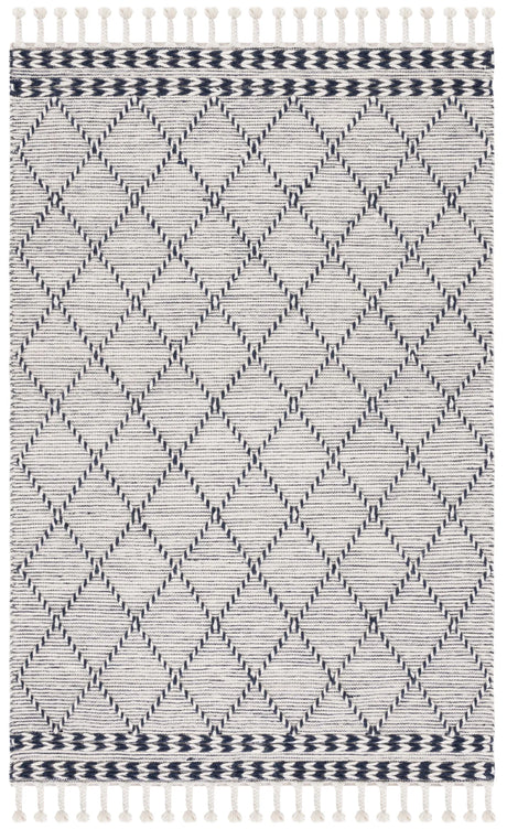 Safavieh Vermont 4'-0" x 6'-0" Rug in Ivory / Navy