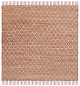 Safavieh Cape Cod 6'-0" x 6'-0" Rug in Rust / Natural