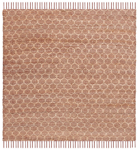 Safavieh Cape Cod 6'-0" x 6'-0" Rug in Rust / Natural