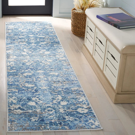 Safavieh Shivan 100 2'-2" x 8'-0" Rug in Blue / Ivory