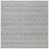 Safavieh Marbella 6'-0" x 6'-0" Rug in Light Grey / Black