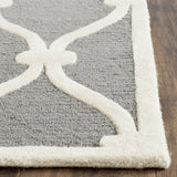 Safavieh Cambridge 2'-6" x 10'-0" Rug in Dark Grey / Ivory