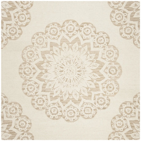 Safavieh Blossom 6'-0" x 6'-0" Rug in Ivory / Beige