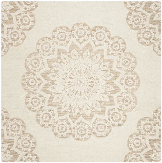 Safavieh Blossom 6'-0" x 6'-0" Rug in Ivory / Beige