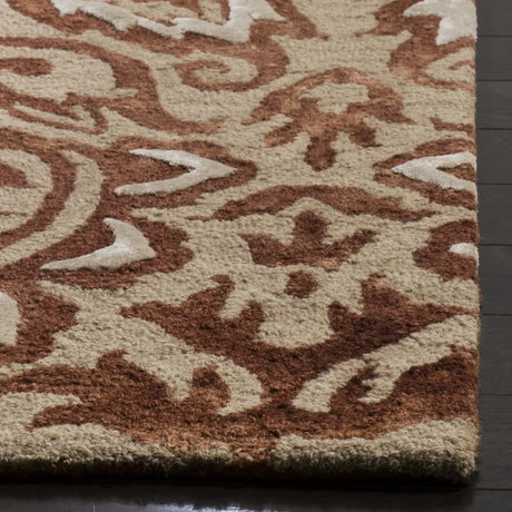 Safavieh Dip Dye 5'-0" x 8'-0" Rug in Copper / Beige