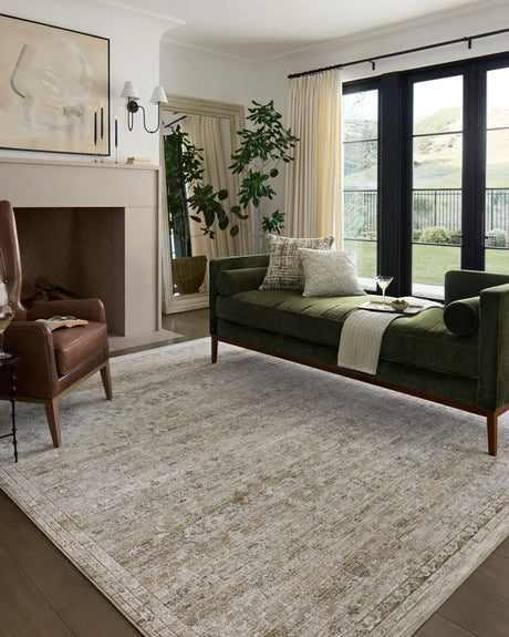 Loloi Tabitha Tai-03 Ivory/Khaki Rug - room scene 3