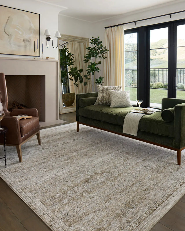 Loloi Tabitha Tai-03 Ivory/Khaki Rug - room scene 3